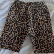 Leopard Biker Shorts